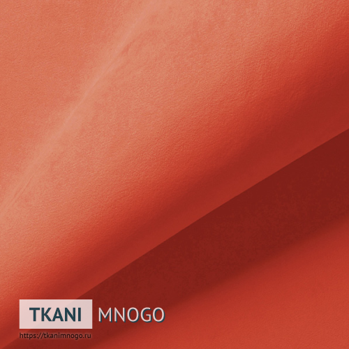 Фото материала велюра “36” (однотонный оранжевый)