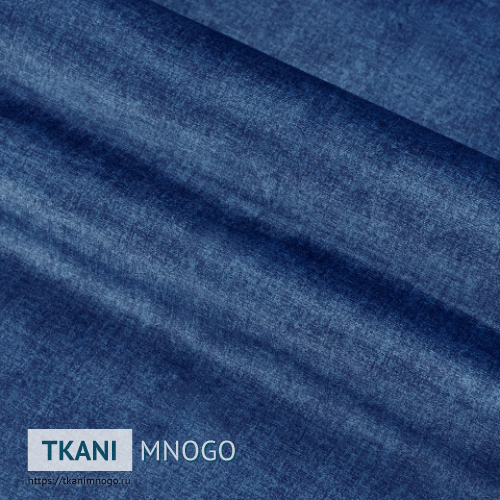 Фото ткани велюра “102-06(31)” (однотонный синий)