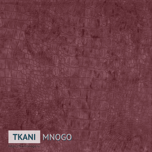 Фото материала велюра “1901-13” (анималистический бордовый)