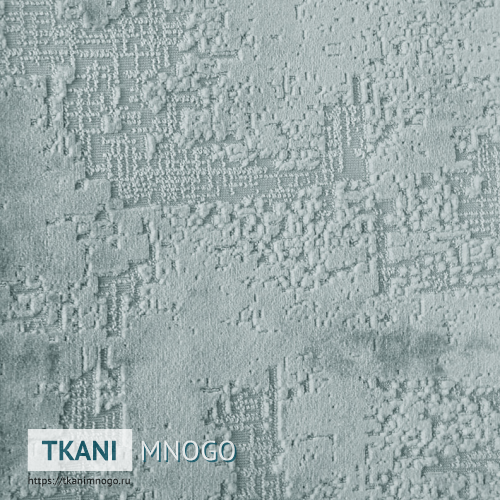 Фото обивки велюра “12” (узор голубой)